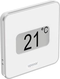 Termostats Uponor Smatrix Base D+RH T-149 BUS, stiprināms uz virsmas, balta krās., 5 - 35 °C