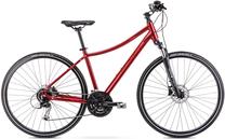 Velosipēds hibrīds Romet Orkan 5 D, 28 ", 18" rāmis, melna krās./sarkana krās.