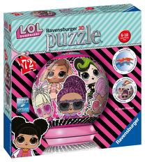 3D dėlionė Ravensburger L.O.L. Surprise 11162, 72 vnt., įvairių spalvų