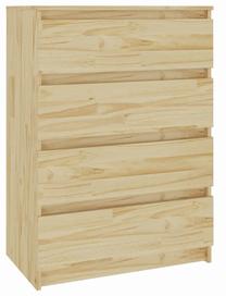 Komoda VLX Solid Pinewood 808103, medžio sp., 84 cm x 36 cm x 60 cm