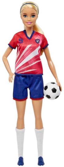 Lėlė Mattel Barbie Soccer HCN17, 29 cm, įvairių spalvų