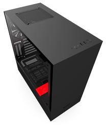 Kompiuterio korpusas NZXT, raudona sp.