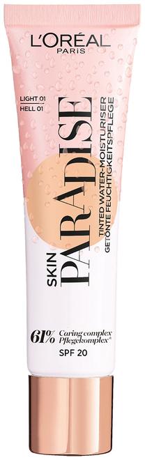 Skystas makiažo pagrindas L’Oréal Paris Skin Paradise Tinted Water-Cream, 01 light, 30 ml