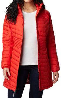 Куртка, для женщин Columbia Powder Lite Mid, oранжевый цв., m