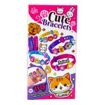 Apyrankių gaminimo rinkinys Lean Toys Cute Bracelets