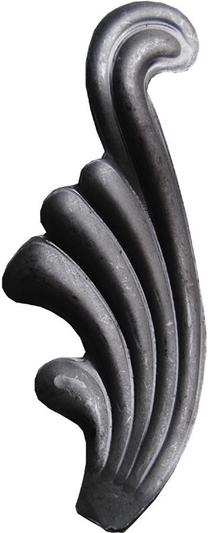 Dekoratyvinis tvoros elementas L09ZL062, juoda sp.