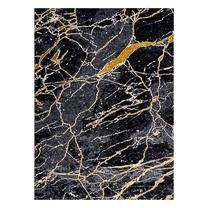 Ковер комнатные Hakano Mosse Marble 3, золотой цв./черный цв./серый цв., 150 см x 80 см