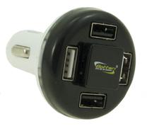 Automobilinis įkroviklis Bottari, 4 x USB