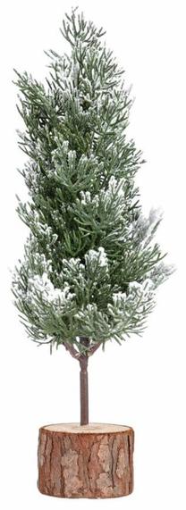 Dirbtinė Kalėdų eglutė apsnigta Homla Dula 233083, 30 cm, su stovu