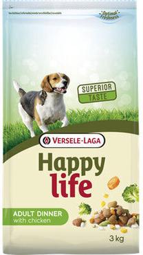 Сухой корм для собак Versele-Laga Happy Life, курица, 3 кг