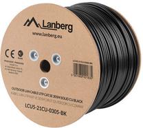 Провод Lanberg UTP LCU5-21CU-0305-BK CAT5E UTP, UTP, 305 м, черный цв.