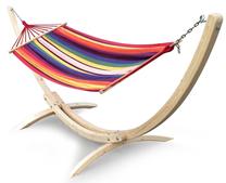 Šūpuļtīkls 4IQ Lazy, daudzkrāsaina, 363 cm