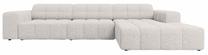 Kampinė sofa Cosmopolitan Design Chicago Haga 06, šviesiai pilka sp., dešininė, 167 x 294 cm x 78 cm