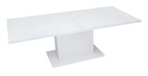 Stalas išskleidžiamas, balta sp., 140 - 220 cm x 90 cm x 76 cm