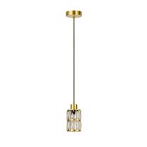 Светильник навесной Light Prestige Lira 1, E27, 1 x 15 Вт, прозрачный цв./золотой цв. / золотой цв.