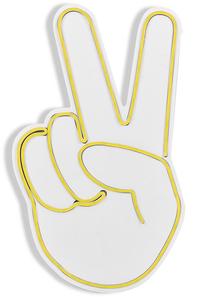 Dekoracija Wallity Victory Sign, 44 cm, balta sp./geltona sp.