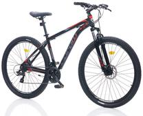 Dviratis kalnų Corelli Felix 2.3, 29 ", 18" rėmas, juoda sp./raudona sp./pilka sp.