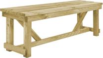 Lauko suoliukas VLX Garden Bench 44899, ruda sp.