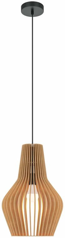 Valgusti lagi Maytoni Roots, E27, 1 x 40 W, puidu v. / must v.