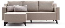 Sofa-lova Hanah Home Doga 825BLC2758, kreminė sp., 90 x 230 cm x 74 cm