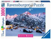 Dėlionė Ravensburger Bernese Oberland Murren 17316, 50 cm x 70 cm, 1000 vnt., įvairių spalvų