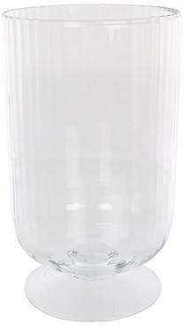 Žvakidė Candle Holder 082583, stiklas, Ø 19.5 cm, 32 cm, skaidri sp.