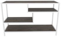 ТВ стол Kalune Design Robbins, белый цв./темно-серый цв., 39 см x 120 см x 75 см