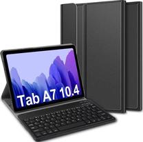 Tastatūra planšetdatoram Alogy Etui Alogy Smart Bookcover Keyboard Galaxy Tab A7 10.4 T500/T505, EN, melna krās.
