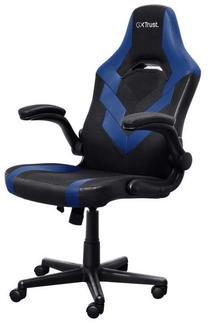 Игровой стул Trust GXT 703, 69 x 68 x 128 см, синий цв./черный цв.