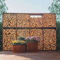 Malkas plaukts GrillSymbol WoodStock Wall XL, 74 cm x 237 cm x 170 cm