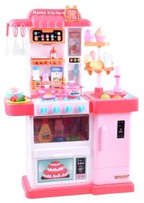 Rotaļu virtuve Little Chefs Play Series Kitchen, rozā krās.