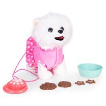 Игрушечное животное, c аксессуарами собака Baby Kiddo Pets Take Me Home, 23 см, белый цв./розовый цв.