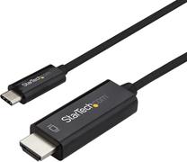 Vads StarTech USB C to HDMI USB-C, HDMI, 3 m, melna krās.