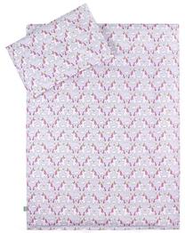 Vaikiškas patalynės užvalkalų komplektas Lulando Unicorns, įvairių spalvų, 100 x 135 cm