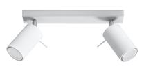 Valgusti kohtvalgusti Sollux Ring 2 SL.0088, GU10, 2 x 40 W, valge v. / valge v.