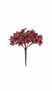 Dirbtinė šakelė Christmas Touch, raudona sp., 11 cm