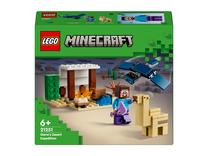 Konstruktorius LEGO® Minecraft Styvo ekspedicija dykumoje 21251, 75 vnt.