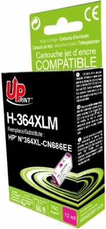 Rašalinio spausdintuvo kasetė Uprint H-364XL-M-UP, raudona sp.