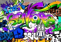 Fototapete Artgeist Words Of City, 105 cm x 150 cm