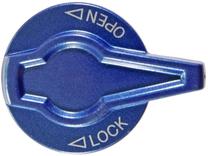 Užrakto rankenėlė SR Suntour FEG361-01 FORK118, plastikas, mėlyna sp.
