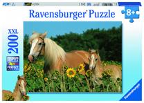 Dėlionė Ravensburger Horse Fortune 12628, 49 cm x 36 cm, 200 vnt., įvairių spalvų