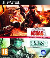 PlayStation 3 (PS3) spēle Ubisoft Tom Clancy's Double Pack: Rainbow Six: Vegas 2, Ghost Recon: Advanced Warfighter 2, angļu
