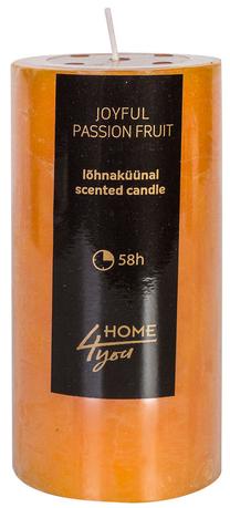 Žvakė, aromatinė Home4you, 58 h, oranžinė sp.