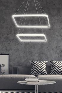 Valgusti rippuv Opviq Chandelier LIG04310207D, valge v. / valge v.