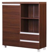Komoda Bodzio Aga AG27, riešuto sp., 101 cm x 36 cm x 90 cm
