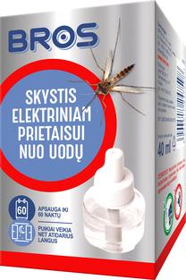 Skystis elektriniam prietaisui nuo uodų Bros, 40 ml
