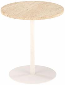 Kavos staliukas Traverso, balta sp./travertine sp., 35 cm x 35 cm x 56 cm
