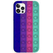 Telefono dėklas Fusion Accessories Pop It, įvairių spalvų, Apple