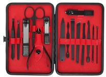 Manikīra un pedīkīra komplekts Set 16pcs