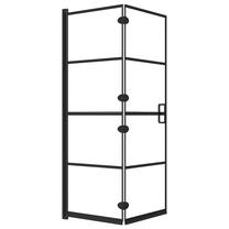 Vannas siena VLX ESG 150744, 100 cm x 140 cm, caurspīdīga krās./melna krās./caurspīdīgs